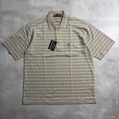Golden Bear 日本製 ボーダー ポロシャツ 半袖 吸汗速乾 新品
