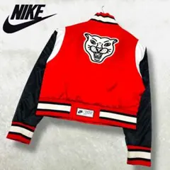 希少 極美品 NIKE 短丈 ショート丈 ワッペン コーチジャケット 虎 M相当