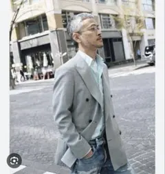 グレンチェック ダブル