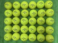 キャロウェイゴルフ　WARBIRD イエロー　ロストボール 30球セット