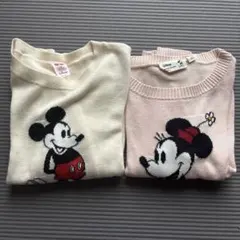 UNIQLO ミッキー ミニー セーター 2点セット