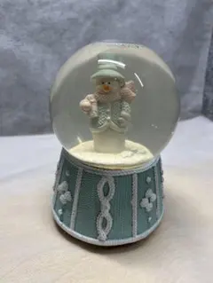 【オルゴール付き】スノードーム　クリスマス　雪だるま