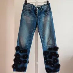 Tres mon TRÉSOR ストレートデニム 花装飾のサムネイル