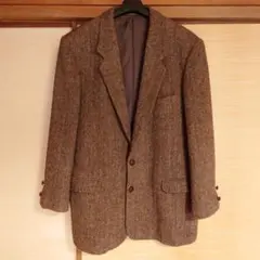 パパス　ハリスツイード　ジャケット PAPAS パパス × Harris Tweed ハリスツイード ウール テーラード