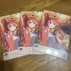 五等分の花嫁1番くじ中野五月描き下ろしイラストボード三セット