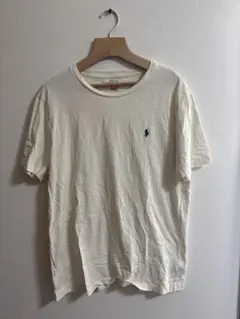 POLO RALPH LAUREN Tシャツ半袖ホワイトワンポイント刺繍