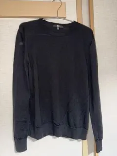 UNIQLO ユニクロ　メリノウール　ニット　ブラック　XLサイズ