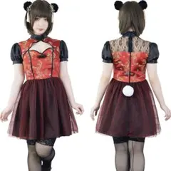 コスプレ チャイナドレス チャイナ服 セクシー 黒 ミニスカート 衣装