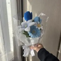 モールフラワー ブーケ 花束 枯れない花 韓国風 ハンドメイド