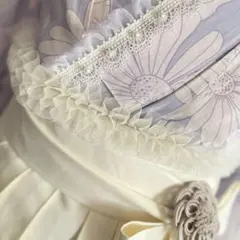 チュールフリル帯揚げ　可愛い帯揚げ定番簡単　卒業式袴　浴衣着物　帯飾り　袴飾り