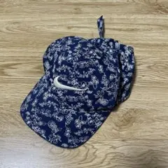 Nike 花柄キャップ ネイビー