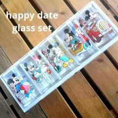 ディズニー　レトロ　グラス　セット　ミッキー コップ 6個セット　ビンテージ