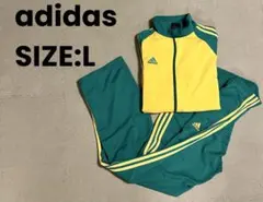 黒*帯様 adidas☆ジャージ L☆JAMAICA☆イエロー/グリーン