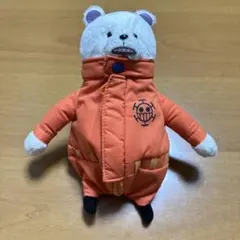 【希少】ONE PIECE ベポ ぬいぐるみポーチ ワンピース オレンジつなぎ