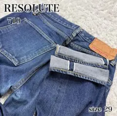 RESOLUTE 710 リゾルト 赤耳 ストレートデニム W29 L31