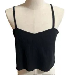 ブラック ビスチェ タンクトップ キャミソール