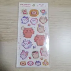 ちいかわ　沖縄限定　クリアなぷっくりシール　シーサーのおみやげやさん