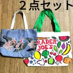 トレーダージョーズ　アメリカ　ハワイ柄　トートバッグ　エコバッグ