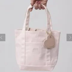 新品♡3COINS PINK MOOD キャンバスミニトート