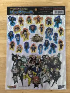 新品未開封★ドラゴンボールZ ワンピース 夢のコラボ ビッグシール 40周年記念