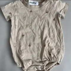 ミッフィー　半袖ロンパース　80