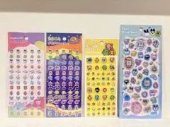 たまごっち　プチドロップステッカー　はぷくぷくシール　タイルシール　4枚セット