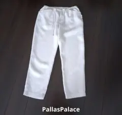 ☆日本製☆Pallas Palace パラスパレス リネンワイドパンツ【3
