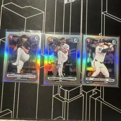 1st パラレル3枚組 クインテロ ドジャース Bowman サインなし - メルカリ