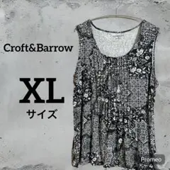Croft&Barrow ノースリーブチュニック XL