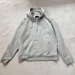 ZARA ザラ メンズ パーカー グレー (M)フード 無地 メンズ