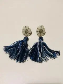 イヤリング/ビジュー/タッセル/フリンジ/アクセサリー/ピアス