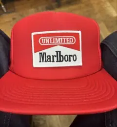 【80s Marlboroビンテージワッペン】トラッカーキャップ アメカジ 80s FORDコブラビンテージワッペン】トラッカーキャップ アメカジ