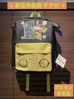 ✨新品 タグ付 ポケットモンスター ピカチュウ＆ルカリオリュック プラチナム ✨