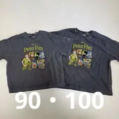 【新品未使用】ピーターパン Tシャツ (90cm、100cm)
