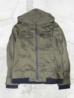 MFE フードジャケット タイト Y2K グランジ archive