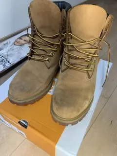 美品】定価30800TimberlandPREMIUM BOOTSソール削少 - メルカリ