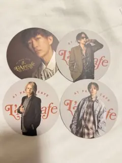 ラルカフェ 2026 コースター☆L'Arc-en-Ciel☆4枚セット - メルカリ