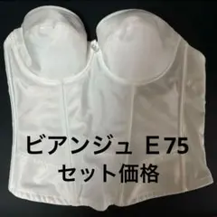 結婚式 コルセット ショーツ セット ビアンジュ E75【お値下げ中】