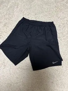 NIKEハーフパンツ ショートパンツ ナイロンパンツ ロゴ Lサイズ　黒