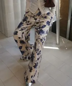 AmeriVINTAGE GRAINY FLOWER STRAIGHTパンツのサムネイル