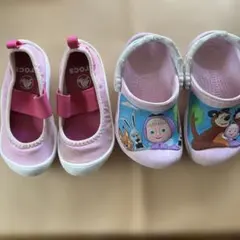 CROCSサンダル，シューズ14〜15