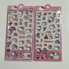 2枚　海外限定 正規品　サンリオ シール　シール帳　キティちゃん