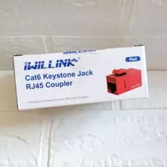 RJ45Cat6 キーストーンカプラー LANケーブル 中継コネクタ 25個