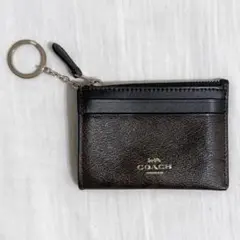 【極美品】COACH コーチ ミニスキニー ID ケース シグネチャー 定期入れ