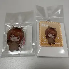 カラフルピーチ　えと　アクリルスタンド、アクリルキーホルダー　東武動物公園