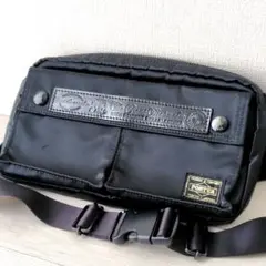 PORTER × foot the coacher　ウエストポーチ　黒