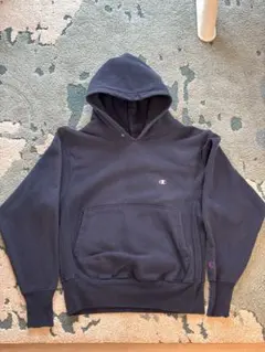Champion Reverse Weave パーカー Sサイズ ダークブルー