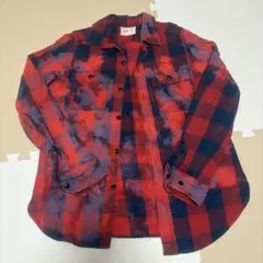 denim dungaree シャツ 160cm