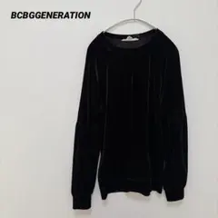 BCBGGENERATION 【XS】ブラック 長袖Tシャツ ロングTシャツ 黒