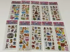 動物ぷっくりシール 10枚セット❺